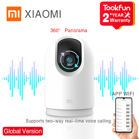 Xiaomi Mijia – caméra de sécurité domestique Mi, Version globale, 360 °, 2K Pro, surveillance ip WiFi, Vision nocturne à infrarouge, interphone vocal, alarme AI ► Photo 1/6