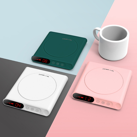 Uareliffe Mini sous-verres chauffants chauffage USB plateau électrique café thé boisson plus chaud 3 niveaux réglage Constant produit maison intelligente ► Photo 1/6