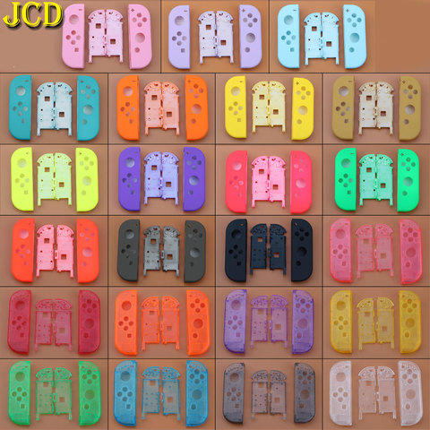 JCD 1 pièces 23 couleur pour interrupteur de remplacement Joy-Con coque de boîtier de remplacement pour NS JoyCon couvercle pour interrupteur Joy Con coque de manette ► Photo 1/6