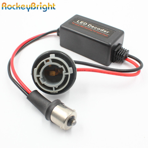 Rockeybright-faisceau de résistance à une charge sans erreur canbus, 1156 décodeur, avec avertissement, LED, ampoule Led, 7506, 7507, 7527 BA15S P21W ► Photo 1/1