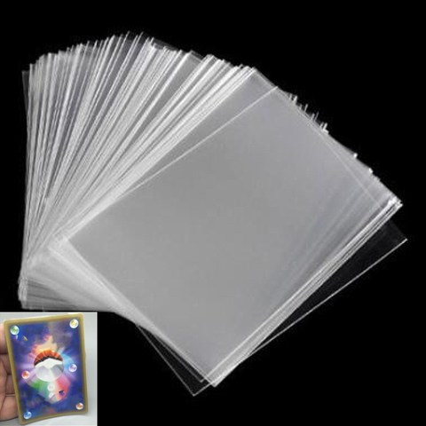 65*90mm 100 pcs/lot magique jeu de société cartes manches Transparent Tarot astrologie trois royaumes Poker imperméable cartes protecteur ► Photo 1/5