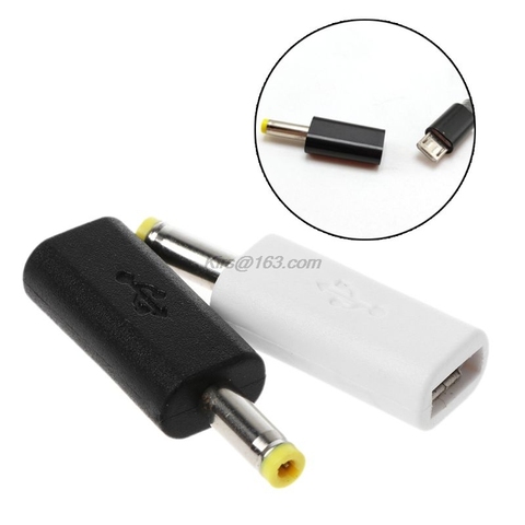 1PC Micro USB femelle à cc 4.0x1.7mm prise mâle prise convertisseur adaptateur Charge pour Sony PSP et plus ► Photo 1/6
