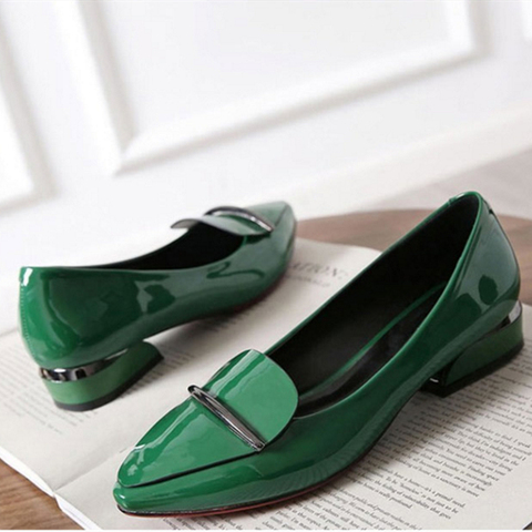 Cresfimix femmes mignon doux cuir synthétique polyuréthane noir chaussures à talons carrés pour bureau dames classique bout pointu bureau et fête pompes a5995a ► Photo 1/6
