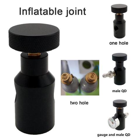 Connecteur de recharge de réservoir de CO2 TR21.4, pour fabrication de Soda à filetage, Kit d'adaptateur marche/arrêt sur le côté de l'adaptateur ► Photo 1/1