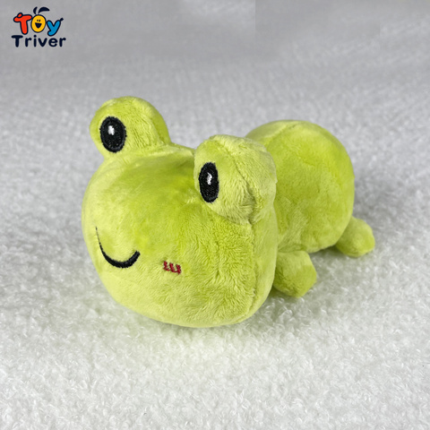 Kawaii minuscule grenouille verte jouets en peluche animaux en peluche poupée bébé enfants enfants filles garçons adultes cadeaux d'anniversaire maison bureau chambre décor ► Photo 1/5