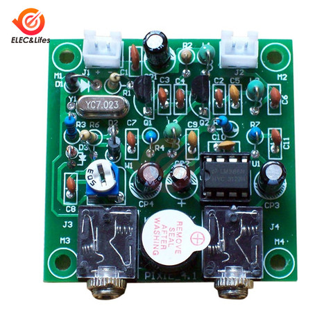 Kit Pixie QRP DC 9V-14V 40M CW Radio émetteur récepteur à ondes courtes 7.023MHz-7.026MHz 5x5cm ► Photo 1/6