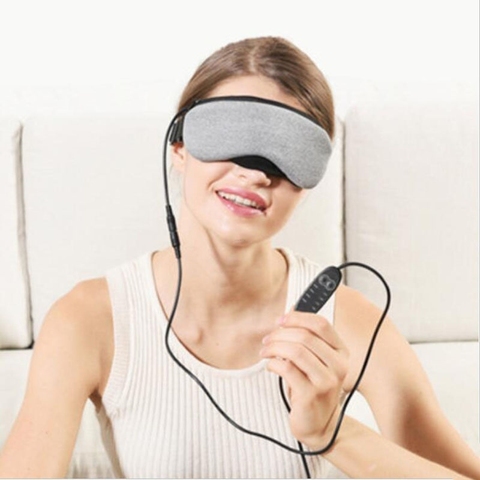 Masque pour les yeux à la vapeur femelle usb chauffage compression sommeil masseur pour les yeux physiothérapie produits de santé à domicile ► Photo 1/4