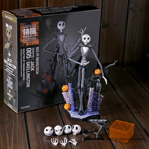 SCI-FI Revoltech série NO.005 Jack Skellington le cauchemar avant noël PVC figurine modèle à collectionner jouet ► Photo 1/6