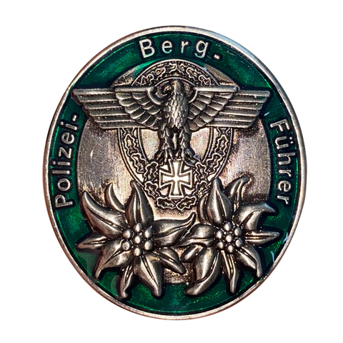 Épingle de leader du soldat de la Police allemande, excellente reproduction du Badge Polizei Berg fuhrer ► Photo 1/6