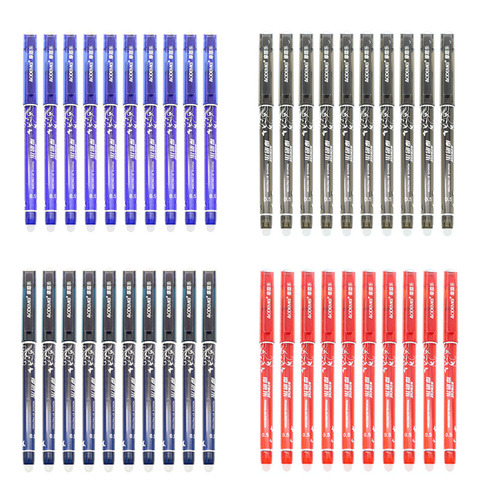 Effaçable Magique Stylo Noir/Bleu/Bleu Foncé/Rouge Encre Recharge 0.5mm Enfants Étudiant Papeterie Cadeau Recharges et Gommes À Effacer ► Photo 1/6