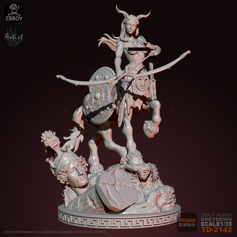 Kit de figurines en résine Snipe pour filles, 1/35, auto-assemblée, modèle TD-2142 ► Photo 1/5