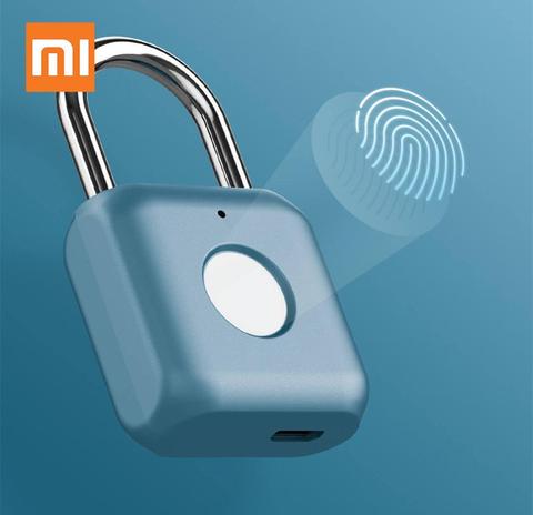 Xiaomi Kitty – serrure de porte intelligente tactile à empreinte digitale, chargement USB, cadenas antivol sans clé, étui de voyage Mijia, verrou de sécurité pour tiroir ► Photo 1/6