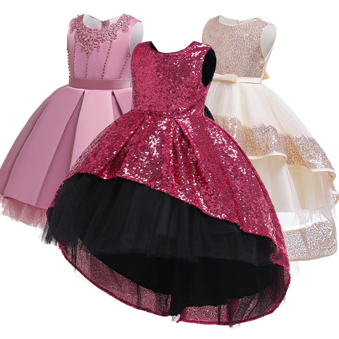 Robe de princesse pour filles, nouvelle collection été 2022, robe à queue de danse, pour fête de remise de diplôme, mariage, Banquet ► Photo 1/1