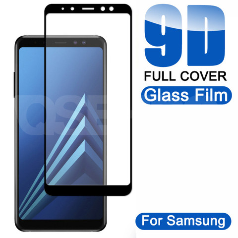 Protecteur d'écran, Film en verre trempé 9D pour Samsung Galaxy A5 A7 A9 J2 J8 2022 A6 A8 J4 J6 Plus 2022 ► Photo 1/6