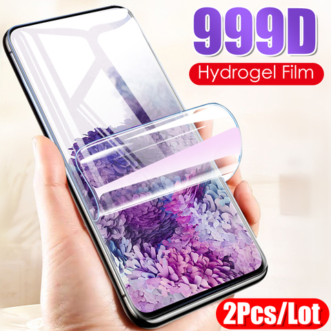 Doux Silicone Hydrogel Film Pour Samsung Galaxy S20 Note 20 Ultra 10 Lite S10 Plus S9 S8 S7 Bord S10e M31 M30 M21 M20 M10 Film ► Photo 1/6