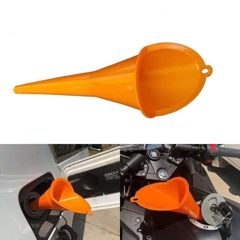 Entonnoir en plastique à longue bouche pour moto et voiture, outil de remplissage de liquide, bec d'huile, accessoires de voiture à moteur ► Photo 1/6