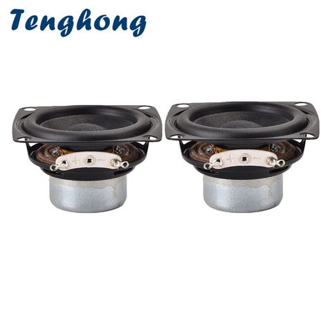 Tenghong – haut-parleur Bluetooth 2 pouces, 4ohm, 10W, 53MM, gamme complète, 20 cœurs, bord en caoutchouc, NdFeB, pour Home cinéma, bricolage ► Photo 1/6