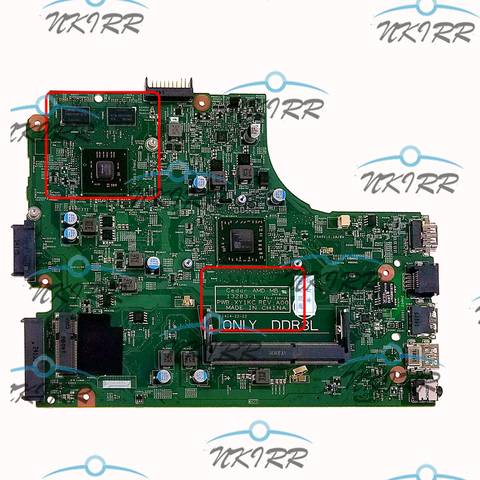 Cèdre – carte mère AMD Radeon R5 13283/E2-6100, composant pc, compatible avec Dell Inspiron 15, E1-6010, 3542, 3541, AMD MB 3441-1 PWB:XY1KC REV:A00 52GNY ► Photo 1/2