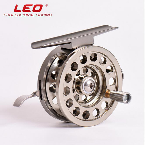LEO-moulinet de pêche sur glace, ultra-léger, entièrement en métal, aluminium usiné 2022, nouveauté, CNC ► Photo 1/4