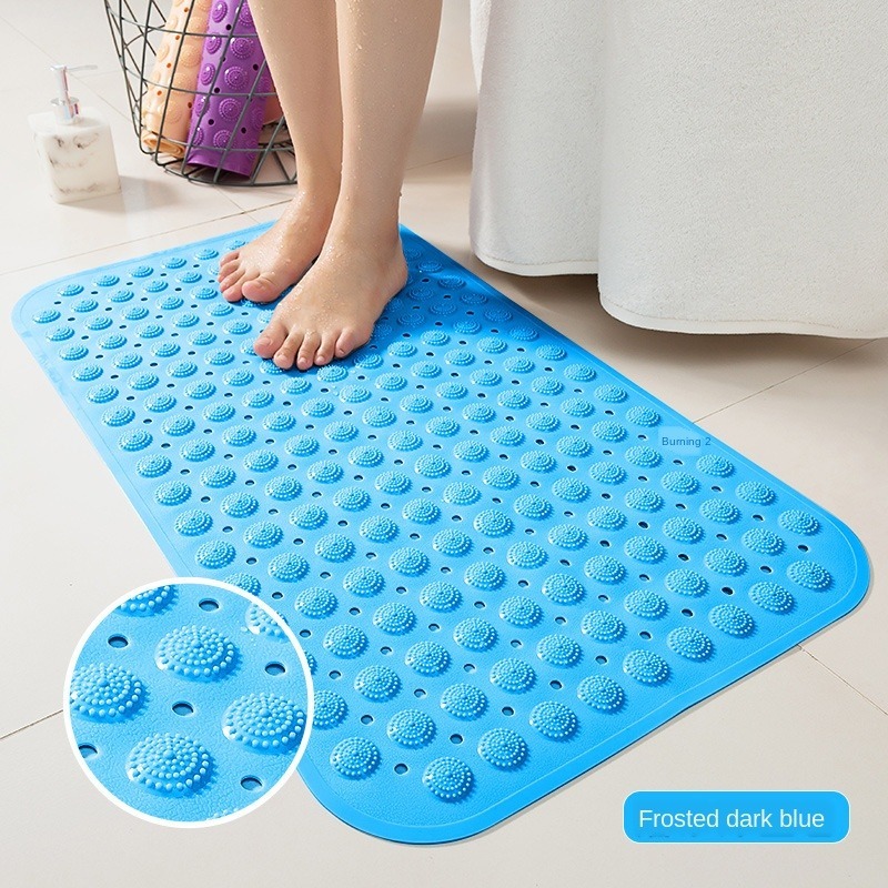 Tapis antidérapant en PVC sans goût | Pour salle de bain, tapis de massage antidérapant pour salle de bain avec ventouse, tapis de sol, tapis de douche ► Photo 1/6