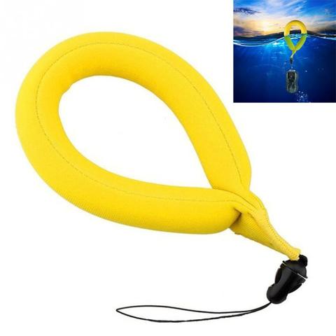 Pour GoPro accessoires jaune flottant mousse dragonne pour Gopro Hero 4 3 Xiao mi Yi Sjcam Sj4000 Sj5000 Sj7000 caméra d'action ► Photo 1/6