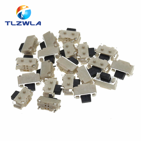 100 pièces 2x4x3.5mm 2*4*3.5mm interrupteur Tactile SMD MP3 MP4 MP5 tablette PC interrupteur Tactile Tact bouton poussoir Micro-interrupteur ► Photo 1/4