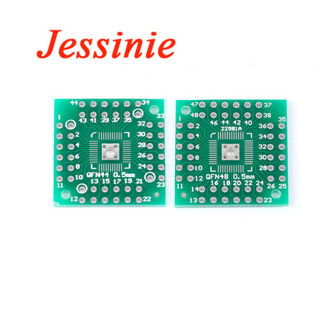 5 pièces HTQFP QFN48 à DIP48 QFN44 QFP48 QFP44 PQFP LQFP pour tremper 0.5mm carte PCB ► Photo 1/4