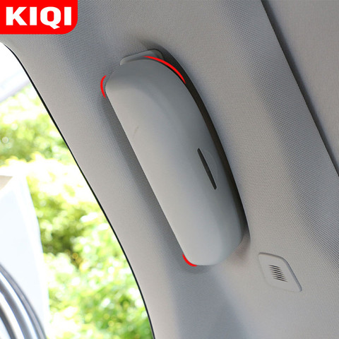 KIQI-étui à lunettes de soleil de voiture, boîte de rangement pour lunettes, adaptée à Jeep Renegade Compass Grand Commander, accessoires, de 2015 à 2022 ► Photo 1/4