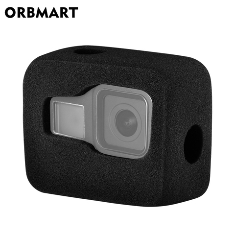 Coupe-vent pour GoPro Hero 8 noir pare-brise vent mousse couverture vent réduction du bruit étui coupe-vent pour Go Pro 8 accessoires appareil photo ► Photo 1/6