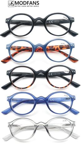 Lunettes de lecture pour hommes et femmes rétro monture ronde lecteurs lunettes hyperopie presbytie lunettes dioptrie + 1.0 à 4.0 ► Photo 1/6