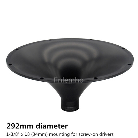 Finlemho accessoires haut-parleur Tweeter klaxon aigu rond 292mm pour graves Audio professionnel Home cinéma karaoké HiFi 2 pièces R290 ► Photo 1/4