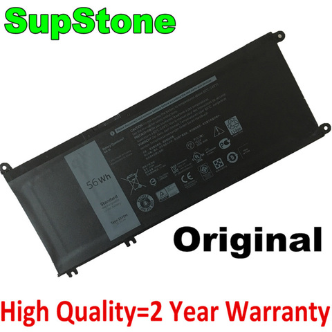 SupStone – batterie 33YDH authentique pour Dell Inspiron, pour modèles 13 7353 7779 15-7778 7577 PVHT1 P30E P36E P79G P89G P72F Latitude3580 7570 ► Photo 1/4