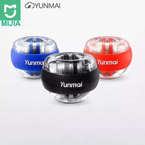 Chaude Xiaomi Mijia Yunmai Anti-stress entraîneur de poignet LED Gyroball essentiel Spinner gyroscopique avant-bras exercice gyroscope balle ► Photo 1/6