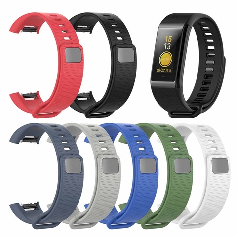 Bracelet de montre en Silicone souple remplacement confortable Bracelet coloré Bracelet de montre pour Xiaomi Huami Amazfit Cor A1702 ► Photo 1/6