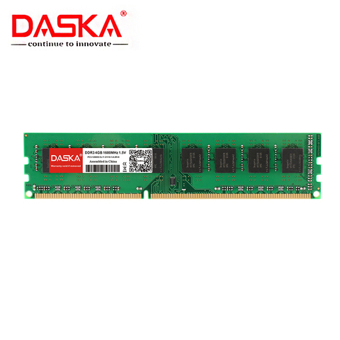 DASKA – mémoire de serveur d'ordinateur de bureau, modèle DDR3, capacité 2 go 4 go, fréquence d'horloge 1600/1333/PC3-12800/10600 MHz, ram, DIMM, pour AMD et Intel ► Photo 1/6