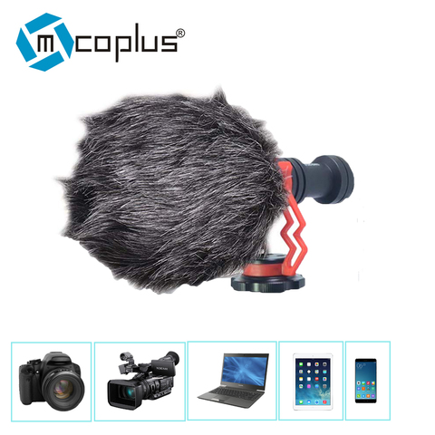 Mcoplus condensateur sans fil microphone mini téléphone/caméra micro micro pour Canon sony caméra ios Android enregistrement de téléphone portable ► Photo 1/6