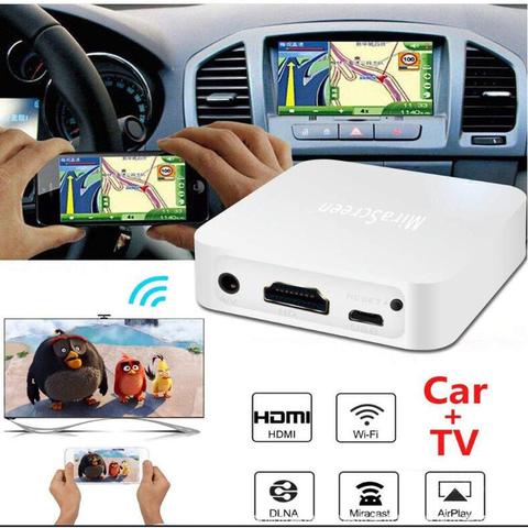 Mirascreen – clé TV X7 sans fil, multimédia pour voiture, DLNA, Miracast, écran Airplay, Dongle de mise en miroir, sortie HD AV, affichage de streaming vidéo ► Photo 1/6