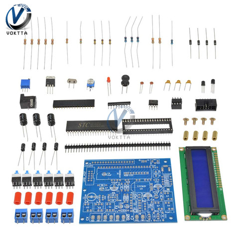 Testeur de condensateur, à affichage numérique LCD, Kit de bricolage ensembles, compteur d'induction, testeur de fréquence, 0.1μH-1H ► Photo 1/4