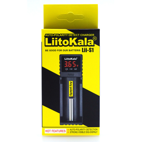 Liitokala – chargeur de batterie au lithium Lii-402 100 202 S1 PD4 LCD, 1.2V 3.7V 3.85V AA/AAA 26650 18350 14500 16340 25500 NiMH ► Photo 1/6