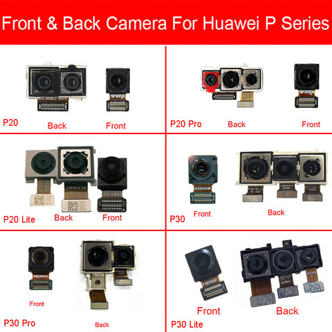 Caméra arrière avant et arrière pour Huawei P20 P30 Pro Lite face avant petite et principale grande caméra câble flexible pièces de rechange ► Photo 1/6