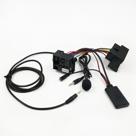 Biurlink – Kit de câblage de faisceau complet Bluetooth 5.0 pour voiture, câble Audio et musique sans fil, mains libres, adaptateur de Microphone pour Volkswagen Radio ► Photo 1/5