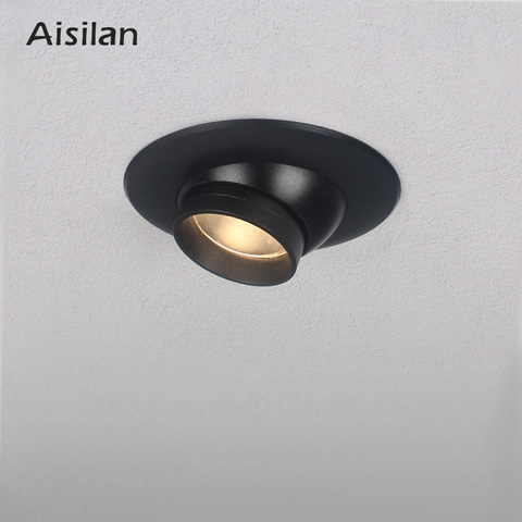 Aisilan Zoom Mini Spot lumineux Focos Led encastré LED Downlight réglable intégré led Spot il s'allume AC90-260V ► Photo 1/6