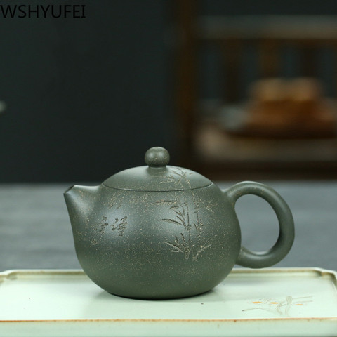 Yixing-théière en argile violette 188 ml | Théière Xi shi, bouilloire chinoise faite à la main, minerai brut, Zisha Teaware, filtre authentique avec trou de boule ► Photo 1/5