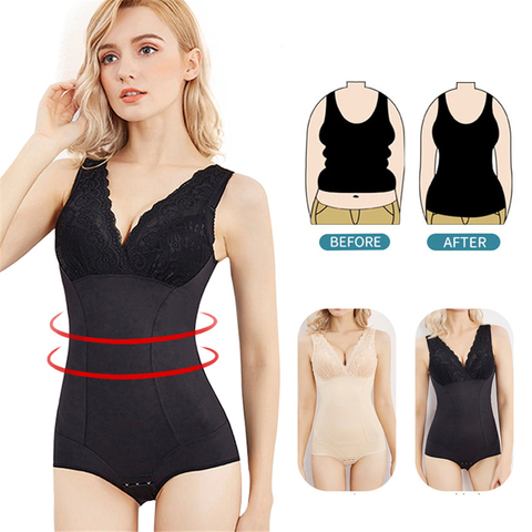 Femmes Sexy Push Up Shapewear Body ventre contrôle sous-vêtements amincissants ouvert entrejambe corps Shaper doux bout à bout Lifter dentelle Lingerie ► Photo 1/6