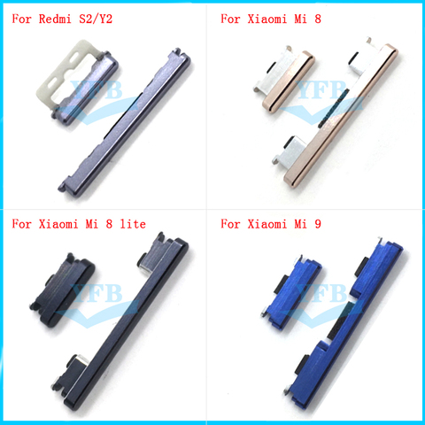 Bouton marche/arrêt pour Xiaomi Redmi S2, Y2, 7A, Mi 8, 9 Lite, bouton latéral haut/bas, Volume ► Photo 1/4