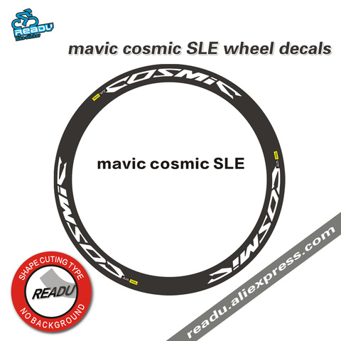 Mavic cosmique SLE route vélo roues décalcomanies 700C vélo roue jantes autocollants jante profondeur 38mm 40mm 50mm pour deux roues ► Photo 1/6