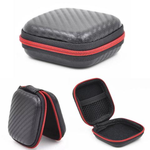 Mini étui Portable pour écouteurs, sacs d'écouteurs, câble USB, disque U, sac rigide de transport pour KZ Xiaomi Samsung, boîte d'écouteurs filaire ► Photo 1/6