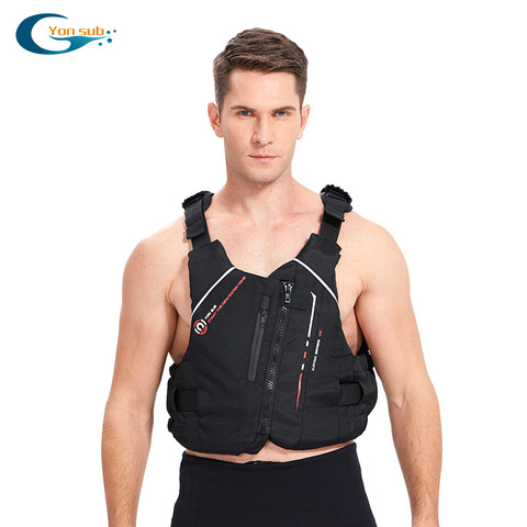 Gilet de sauvetage professionnel en PVC, pour la voile, Kayak, natation, bateau, Sports nautiques en plein air ► Photo 1/5