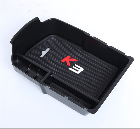 Organisateur de voiture pour Kia Forte Cerato K3 2013-2015 accoudoir Central boîte de rangement conteneur plateau de support accessoires voiture style ► Photo 1/6