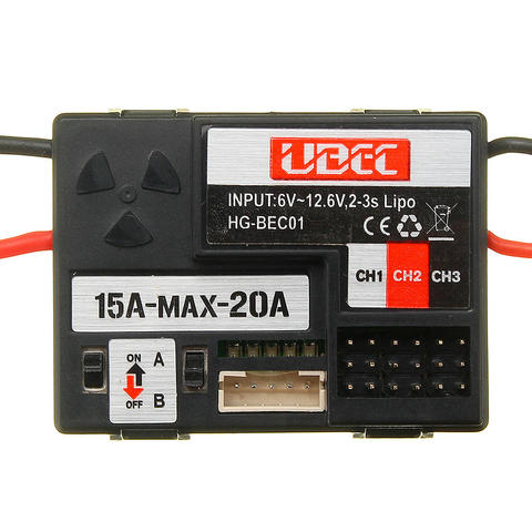 UBEC – stabilisateur de tension HG P801 P802 1/12 2.4G 8X8 Rc, pièces de voiture, HG-BEC01 ► Photo 1/5